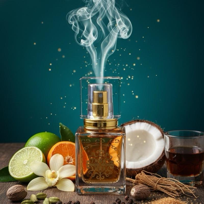 Mojito Shore (M)/ mixation-oil base/ bright, breezy, Lime, coconut, white rum, mandarin, neroli, spicy pepper, vanilla, sugar, intense coconut