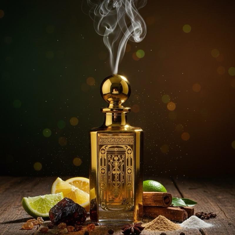 Creed Himalaya (M) oil base citrus woody powdery musky amber aromatic animalic fresh spicy balsamic