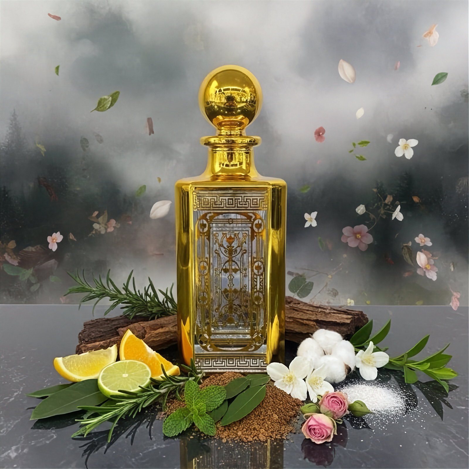 Chemist Fragrance 101 (M) Oil Base Citrus Woody Aromatic Fresh Spicy Earthy Patchouli Floral Musky Green Powdery Perfume
