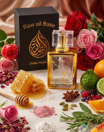 Luxury rose star perfume with roses, citrus, and honey oils