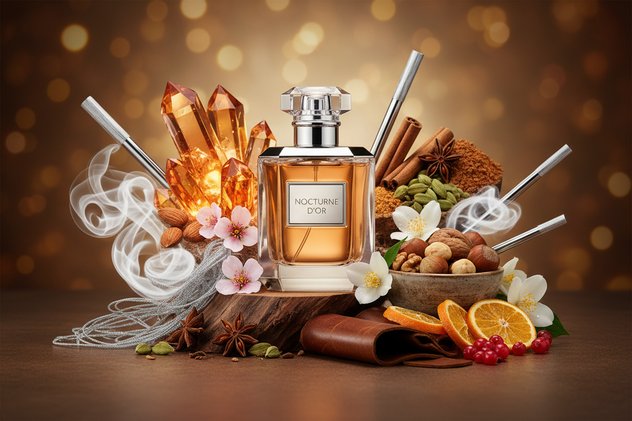 Chemist Fragrance 107 (U) oil base Amber Almond Warm Spicy Woody Musky Oil Base Perfumes for Men and Women