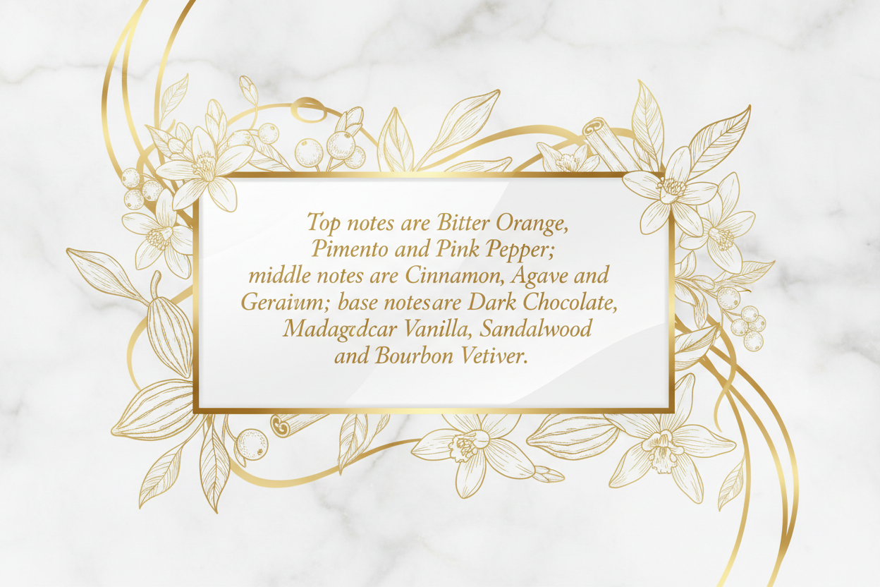 Chemist Fragrance 116 (U) oil base warm spicy chocolate vanilla sweet woody citrus cinnamon powdery aromatic fresh