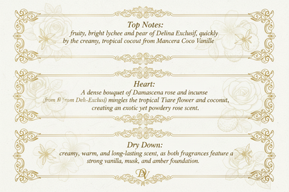Golden Creamy Incense Rose (W) oil base/ mixation/ luxurious, tropical, and creamy oriental-floral scent profile fragrance