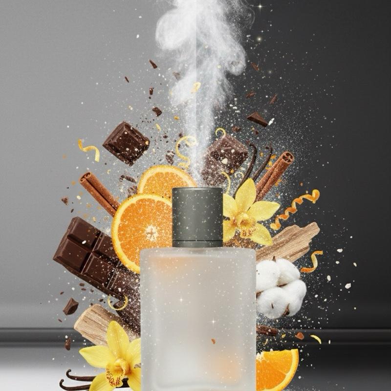 Chemist Fragrance 116 (U) oil base warm spicy chocolate vanilla sweet woody citrus cinnamon powdery aromatic fresh