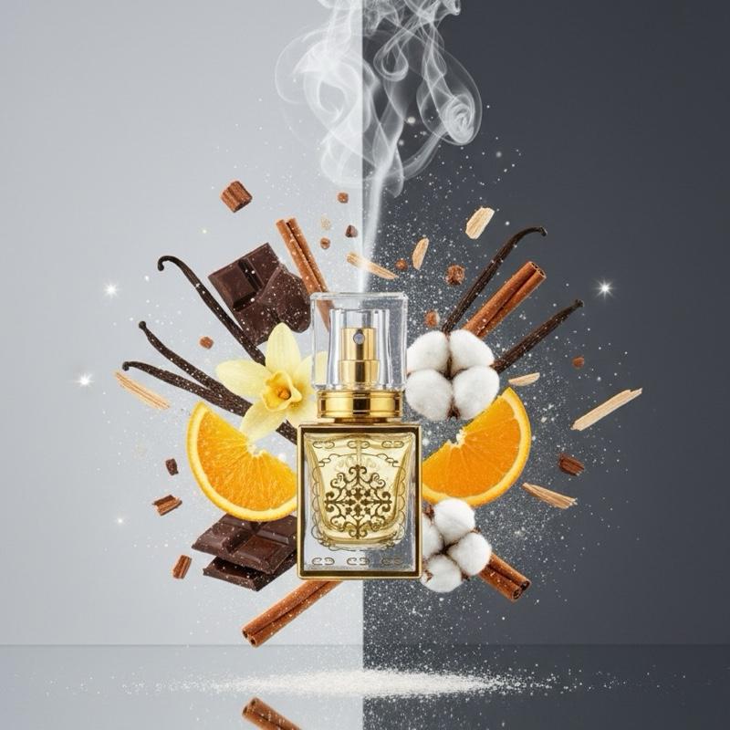 Chemist Fragrance 116 (U) oil base warm spicy chocolate vanilla sweet woody citrus cinnamon powdery aromatic fresh
