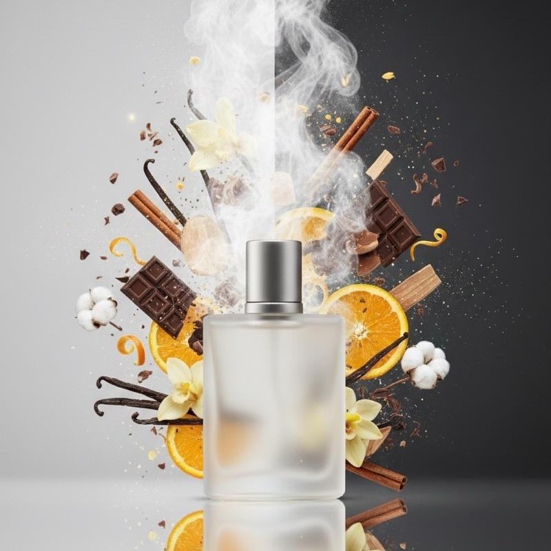 Chemist Fragrance 116 (U) oil base warm spicy chocolate vanilla sweet woody citrus cinnamon powdery aromatic fresh