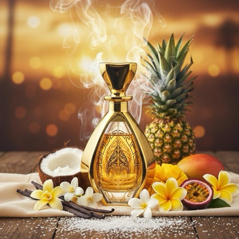 Chemist Fragrance 114 (W) oil base vanilla sweet coconut white floral powdery yellow floral fruity lactonic tropical woody