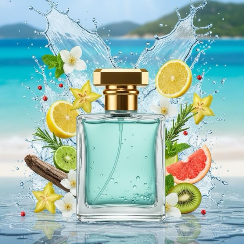 Clive Christian Crab Apple Blossom (U) oil base marine citrus aromatic woody green floral salty fruity fresh fresh spicy