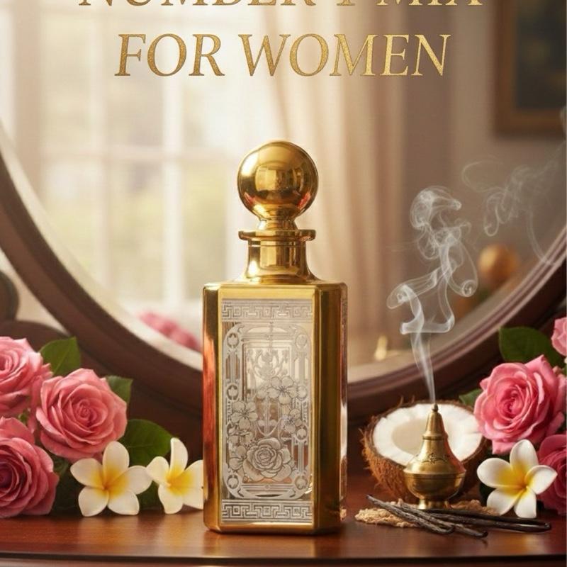 Golden Creamy Incense Rose (W) oil base/ mixation/ luxurious, tropical, and creamy oriental-floral scent profile fragrance