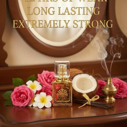 Golden Creamy Incense Rose (W) oil base/ mixation/ luxurious, tropical, and creamy oriental-floral scent profile fragrance