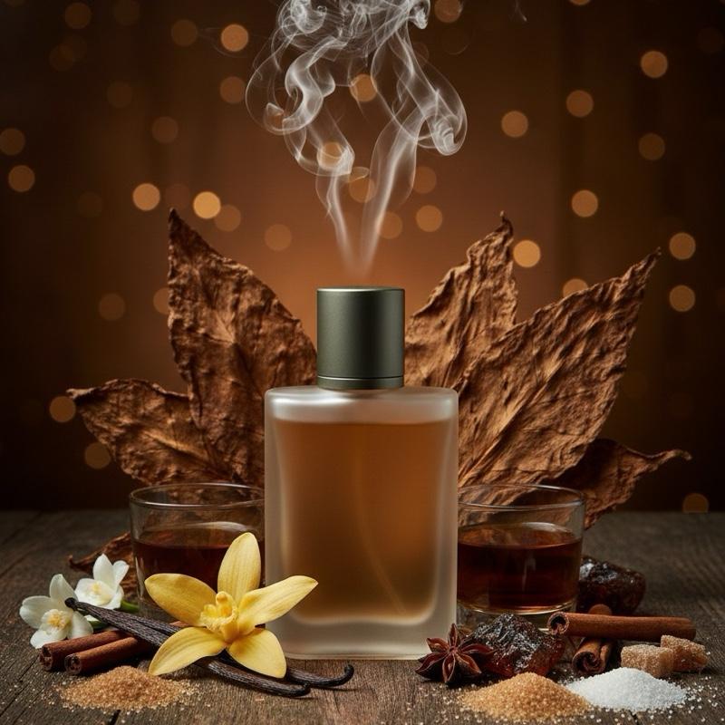 Maison Martin Margiela Replica Jazz Club (M) oil base tobacco, sweet vanilla rum woody aromatic soft spicy amber powdery warm spicy