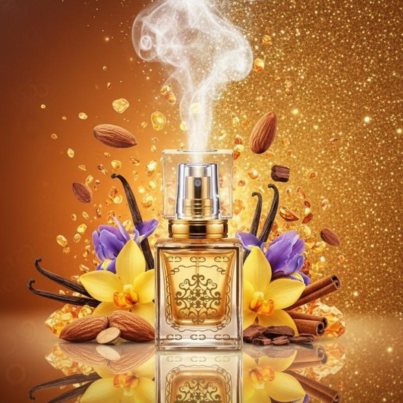 Creed Delphinus (U) oil base vanilla almond powdery amber sweet iris nutty floral woody warm spicy
