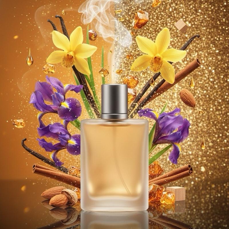 Creed Delphinus (U) oil base vanilla almond powdery amber sweet iris nutty floral woody warm spicy
