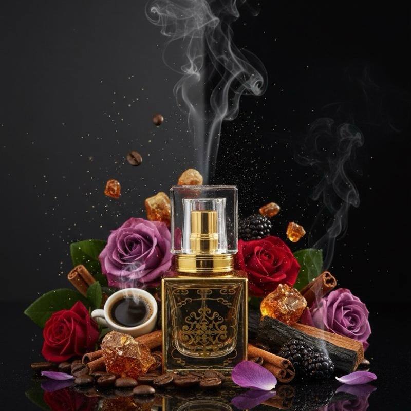 Chemist Fragrance 117 (U) oil base amber warm spicy rose woody coffee floral smoky balsamic fruity violet