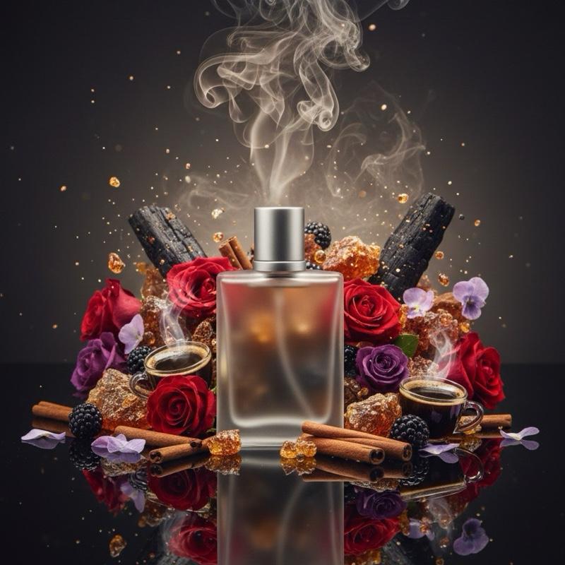 Chemist Fragrance 117 (U) oil base amber warm spicy rose woody coffee floral smoky balsamic fruity violet