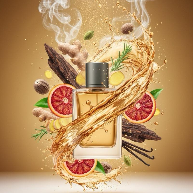 Initio Oud For Happiness (U) oil base fresh spicy, citrus, soft spicy, vanilla, oud, green, powdery, sweet, musky, woody