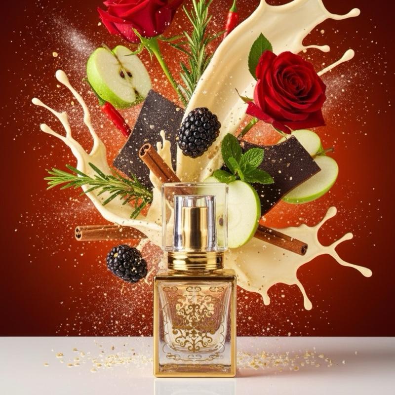 Chemist Fragrance 104 (U) oil base floral, rose, vanilla, aromatic, green, fresh spicy, musky, leather, soft spicy, fruity