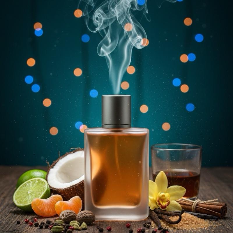 Mojito Shore (U)/ mixation-oil base/ bright, breezy, Lime, coconut, white rum, mandarin, neroli, spicy pepper, vanilla, sugar, intense coconut