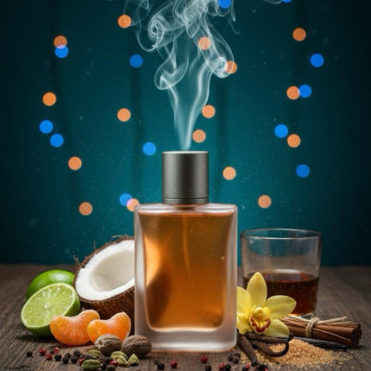Mojito Shore (U)/ mixation-oil base/ bright, breezy, Lime, coconut, white rum, mandarin, neroli, spicy pepper, vanilla, sugar, intense coconut