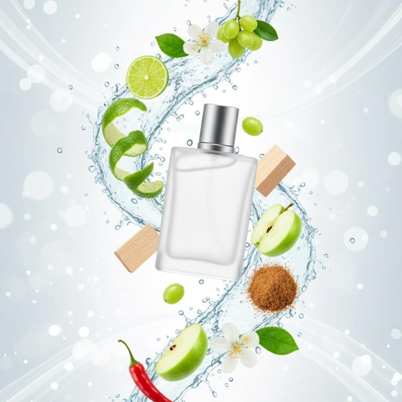 Creed Silver Mountain Water (U) Oil Base Perfume Citrus Green Fruity Musky Woody Aromatic Powdery Fresh Spicy Floral Scent