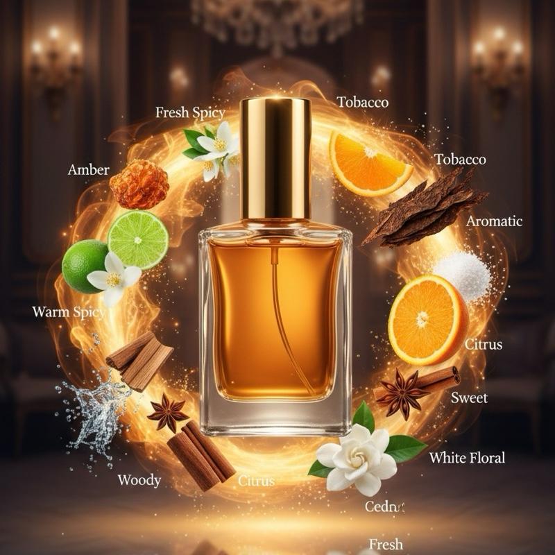 Dolce&Gabbana The One (M) oil base amber fresh spicy tobac aromatic citrus sweet warm spicy woody white floral fresh