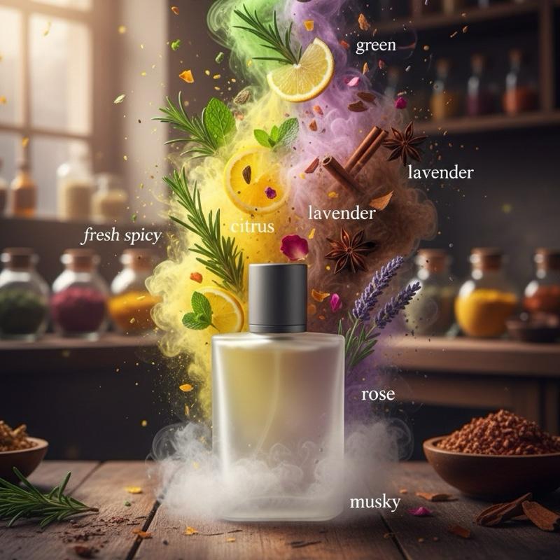 Creed Viking (M) oil base aromatic fresh spicy green citrus soft spicy lavender woody rose musky warm spicy